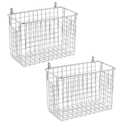 Wire Wall Baskets 6 X 12 X 8