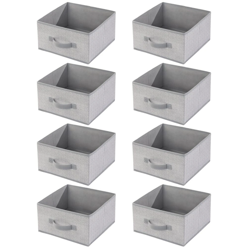Fabric Storage Bin 10.5 x 10.5 x 5.5 Fabric Storage Bin 10.5 X 10.5 X 5.5 -mDesign 1000 Square JPG 03708MDCO new