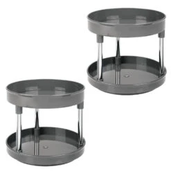 2-Tier Lazy Susan Turntable -mDesign 1000 Square JPG 04459MDK.PT01