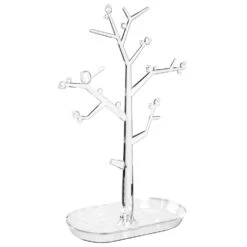Acrylic Jewelry Tree Stand Organizer
