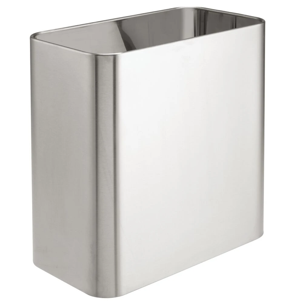 9-Liter Rectangular Bathroom Trash Can 9-Liter Rectangular Bathroom Trash Can -mDesign 1000 Square JPG 06998MDBA.MAIN