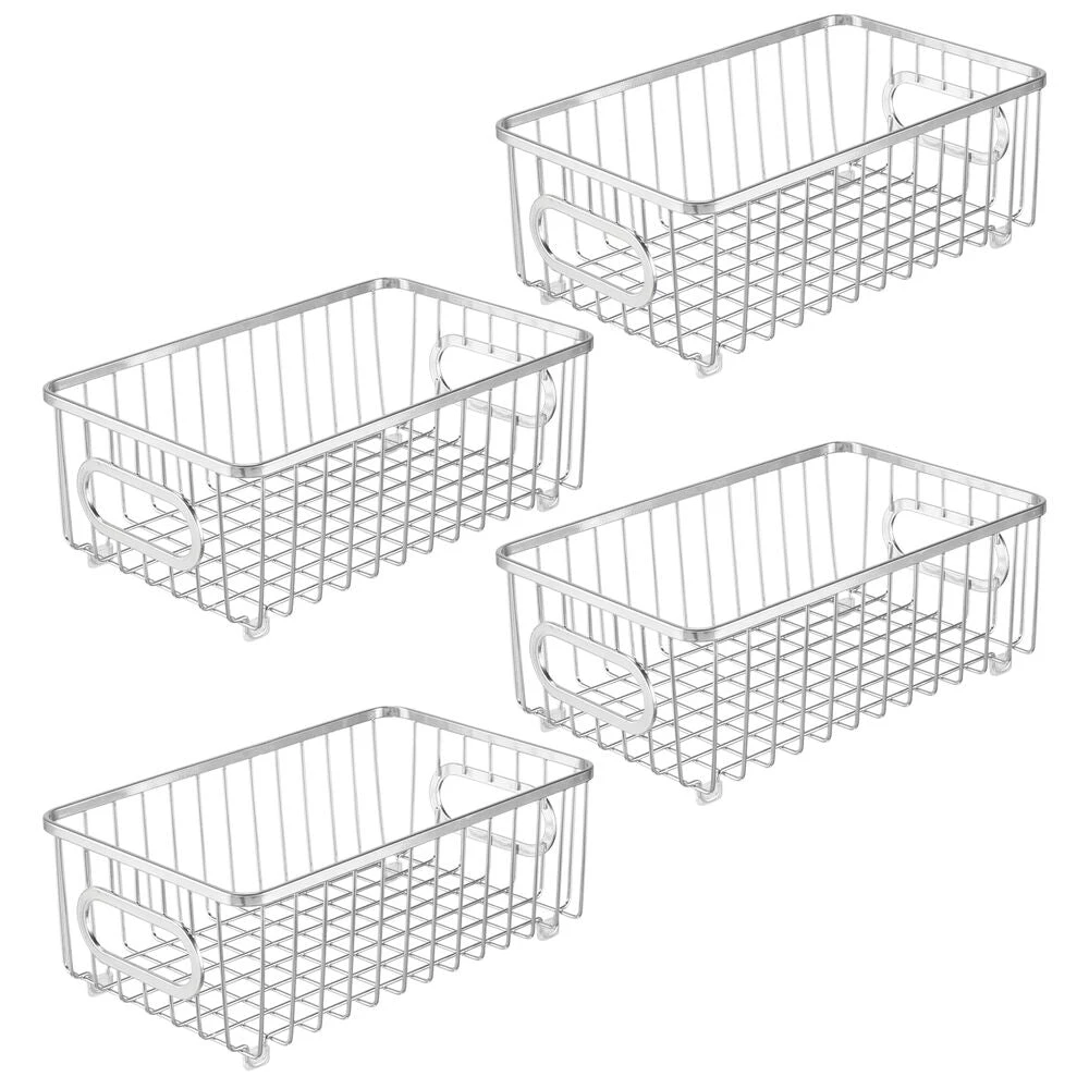Wire Pantry Basket 10 x 6 x 3.5 Wire Pantry Basket 10 X 6 X 3.5 -mDesign 1000 Square JPG 07083MDBST.MAIN 3