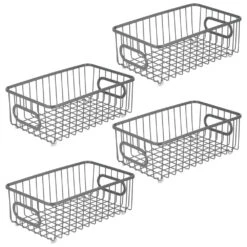 Wire Pantry Basket 10 X 6 X 3.5 2 Wire Pantry Basket 10 X 6 X 3.5 -mDesign 1000 Square JPG 07086MDBST.MAIN 3