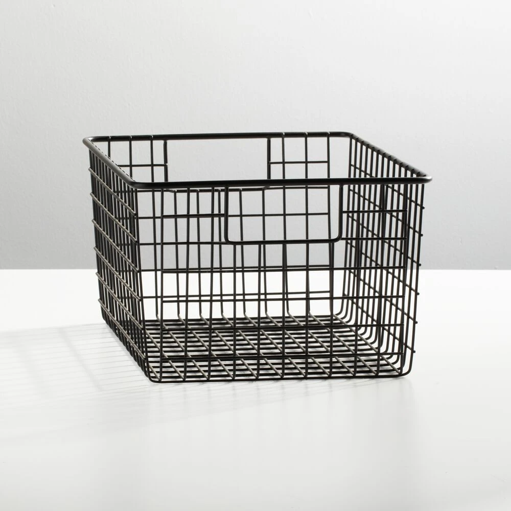 Wire Pantry Basket with Handles 12 x 9 x 6 Wire Pantry Basket With Handles 12 X 9 X 6 -mDesign 1000 Square JPG 07300MDK SellShot