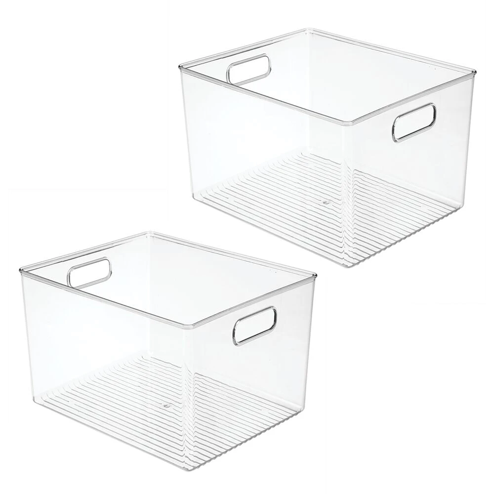 Deep Kitchen Bin with Handles 12 x 10 x 8 Deep Kitchen Bin With Handles 12 X 10 X 8 -mDesign 1000 Square JPG 07585MDCO.PT02