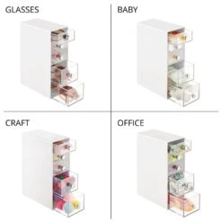 5-Drawer Stackable Organizer 7 5-Drawer Stackable Organizer -mDesign 1000 Square JPG 07682MDC Detail