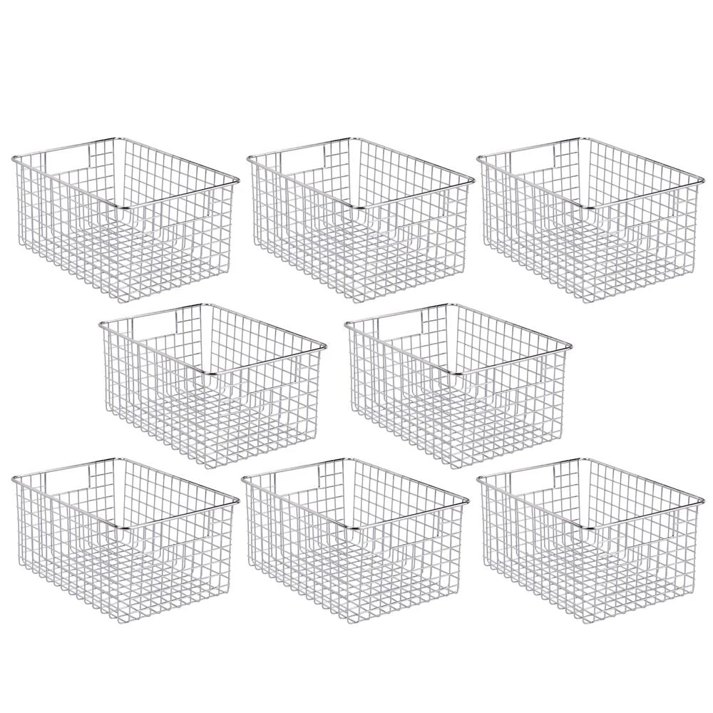 Wire Pantry Basket with Handles 12 x 9 x 6 Wire Pantry Basket With Handles 12 X 9 X 6 -mDesign 1000 Square JPG 08142MDK.MAIN 3