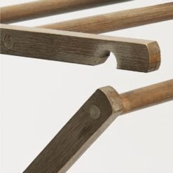 Bamboo Collapsible Clothes Drying Rack 5 Bamboo Collapsible Clothes Drying Rack -mDesign 1000 Square JPG 08557MDL Detail