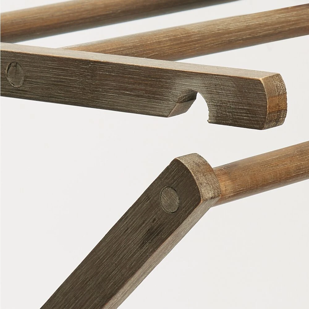 Bamboo Collapsible Clothes Drying Rack Bamboo Collapsible Clothes Drying Rack -mDesign 1000 Square JPG 08557MDL Detail