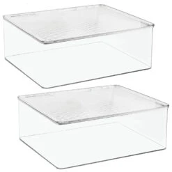 Hinged-Lid Kitchen Storage Box 11 X 13 X 5 6 Hinged-Lid Kitchen Storage Box 11 X 13 X 5 -mDesign 1000 Square JPG 08818MDBST.MAIN 3