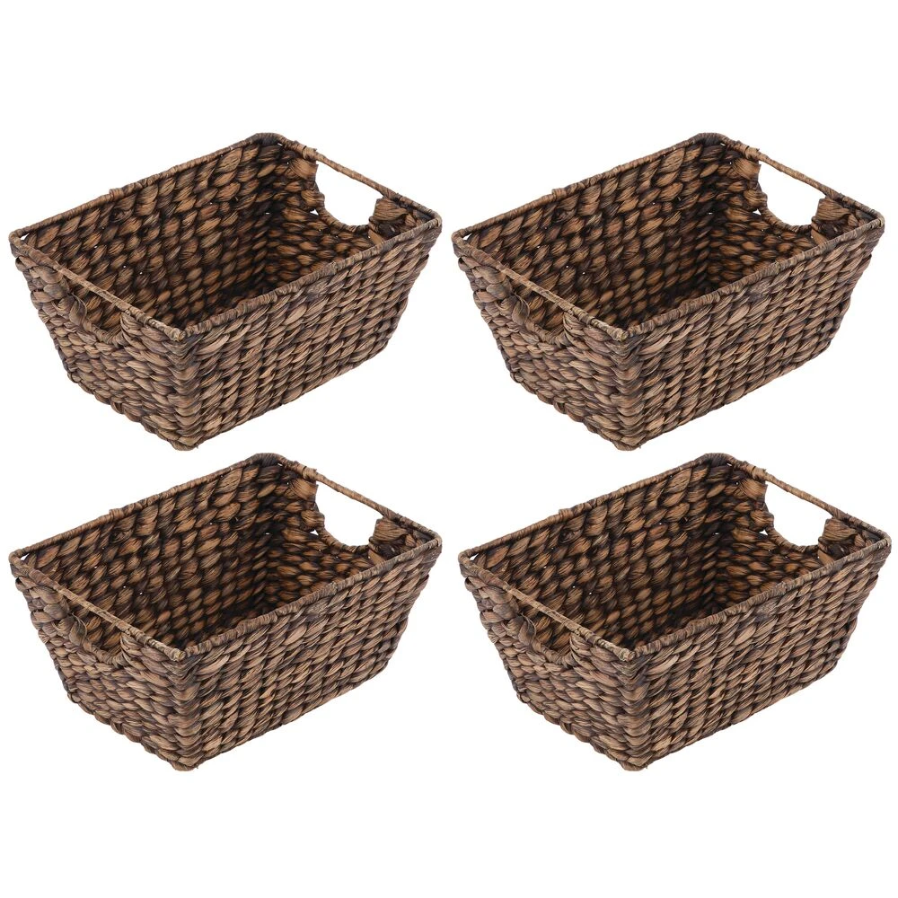 Water Hyacinth Nesting Baskets 12 x 9 x 6 Water Hyacinth Nesting Baskets 12 X 9 X 6 -mDesign 1000 Square JPG 09225MDHS.MAIN 3