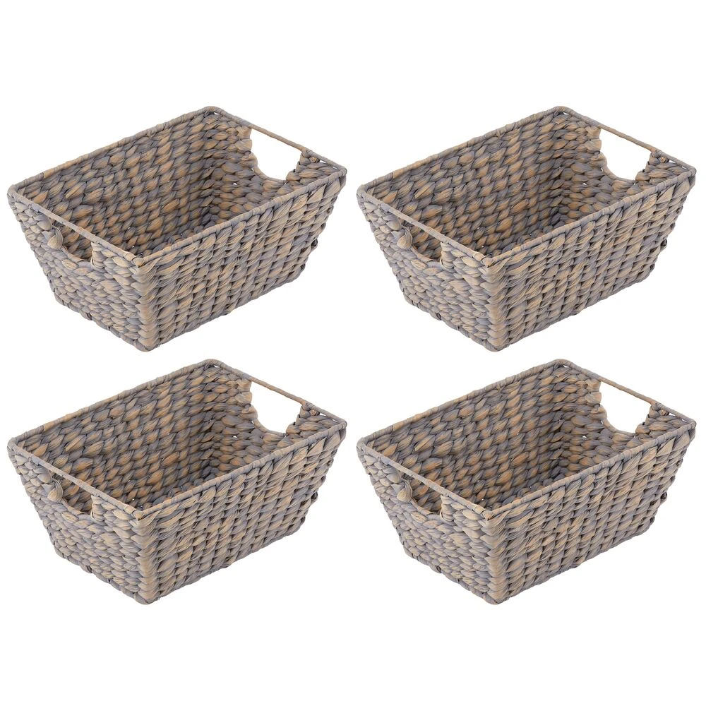 Water Hyacinth Nesting Baskets 12 x 9 x 6 Water Hyacinth Nesting Baskets 12 X 9 X 6 -mDesign 1000 Square JPG 09226MDHS.MAIN 3