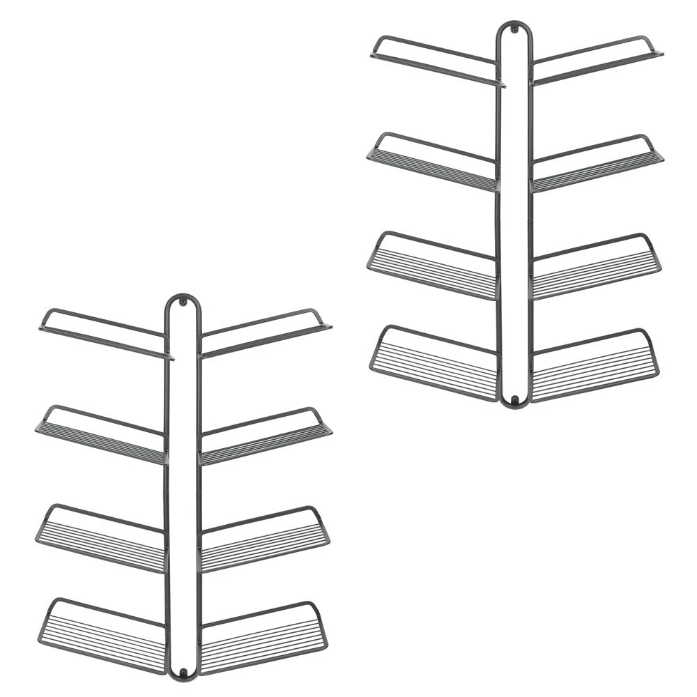 Wall Mounted Shoe Rack Wall Mounted Shoe Rack -mDesign 1000 Square JPG 10150MDCO.PT02