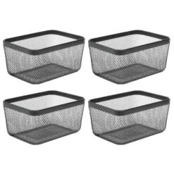 Wire Mesh Pantry Bin 12 X 9 X 6 6 Wire Mesh Pantry Bin 12 X 9 X 6 -mDesign 1000 Square JPG 10412MDK.MAIN 3