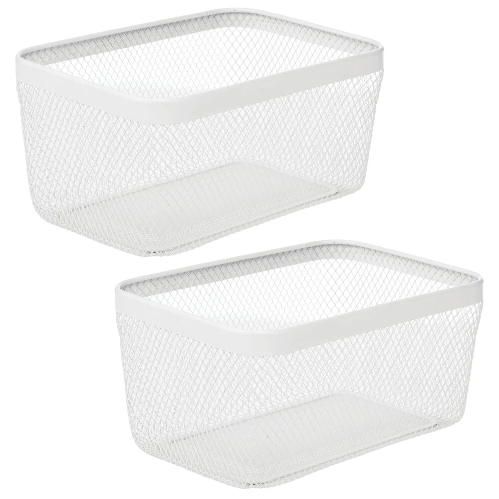 Wire Mesh Pantry Bin 12 x 9 x 6 Wire Mesh Pantry Bin 12 X 9 X 6 -mDesign 1000 Square JPG 10414MDK.MAIN 3