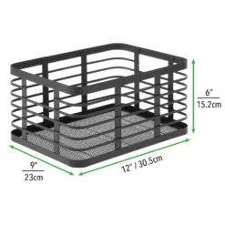Wire Pantry Baskets9 X 12 X 6 2 Wire Pantry Baskets9 X 12 X 6 -mDesign 1000 Square JPG 10428MDK Dimensions
