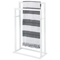 2-Tier Bathroom Towel Rack 2 2-Tier Bathroom Towel Rack -mDesign 1000 Square JPG 10653MDBA Outline