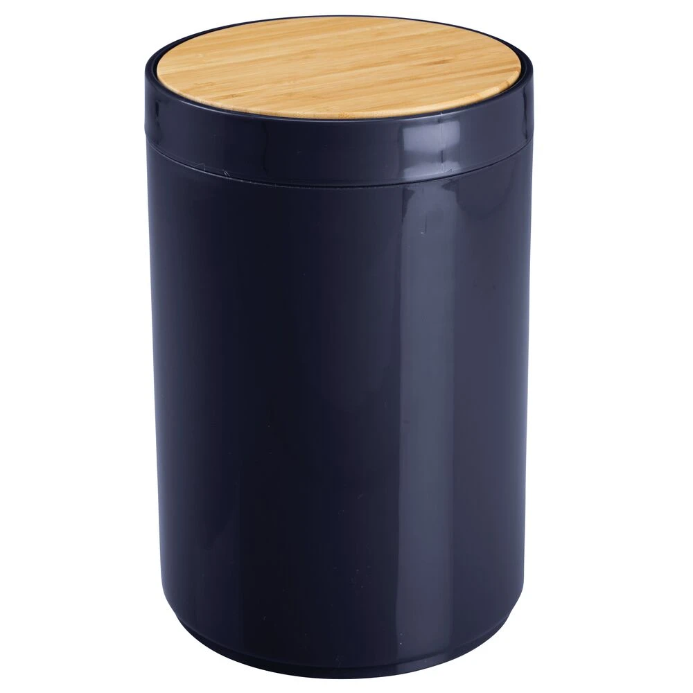 5-Liter Bamboo Swing Lid Trash Can 5-Liter Bamboo Swing Lid Trash Can -mDesign 1000 Square JPG 10753MDBA.MAIN