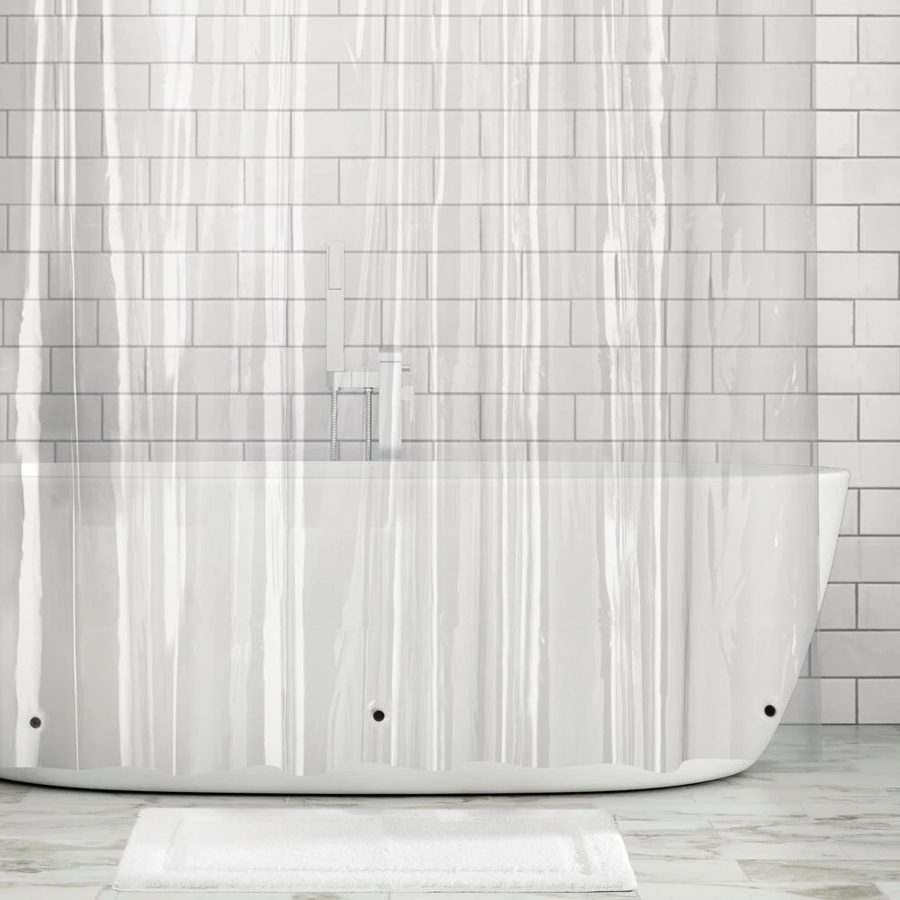 VinylShower Curtain Liner VinylShower Curtain Liner -mDesign 1000 Square JPG 10VINYL clear.PT05