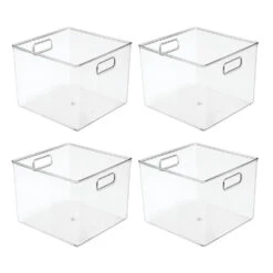 Kitchen Bin With Handles 10 X 10 X 8 6 Kitchen Bin With Handles 10 X 10 X 8 -mDesign 1000 Square JPG 11253MDBST.PT02