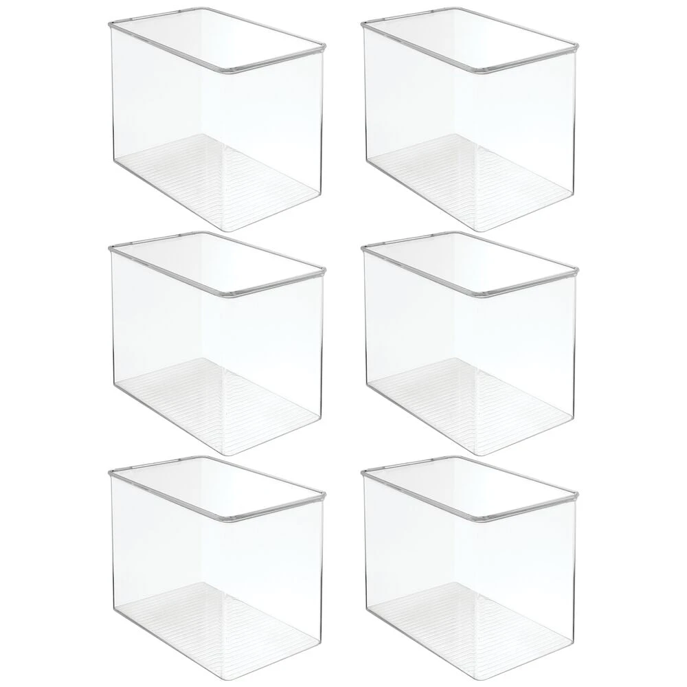 Clear Stackable Shoe Box 13 x 7 x 9 Clear Stackable Shoe Box 13 X 7 X 9 -mDesign 1000 Square JPG 11402MDO.MAIN 3