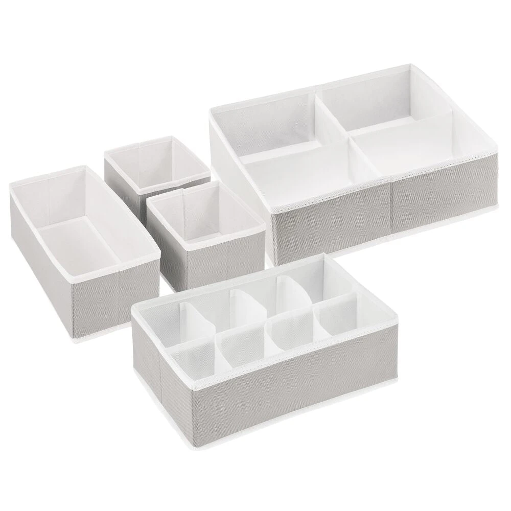 Set of 5 Fabric Drawer Organizers Set Of 5 Fabric Drawer Organizers -mDesign 1000 Square JPG 12584MDB.PT06