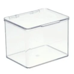 Hinged-Lid Kitchen Storage Box 6 X 7 X 5 5 Hinged-Lid Kitchen Storage Box 6 X 7 X 5 -mDesign 1000 Square JPG 1263MDK Outline