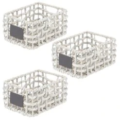 Open Weave Hyacinth Basket With Chalkboard Label 12 X 9 X 6 11 Open Weave Hyacinth Basket With Chalkboard Label 12 X 9 X 6 -mDesign 1000 Square JPG 12672MDHS.MAIN 3