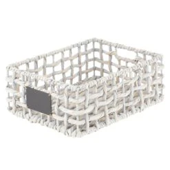 Open Weave Hyacinth Basket With Chalkboard Label 16 X 12 X 6 4 Open Weave Hyacinth Basket With Chalkboard Label 16 X 12 X 6 -mDesign 1000 Square JPG 12673MDHS.PT09