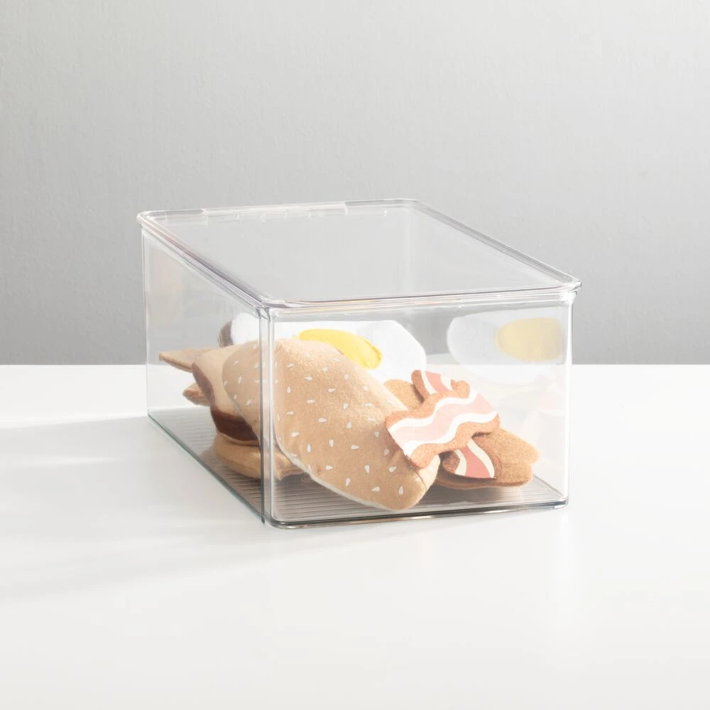 Hinged-Lid Toy Box 12.75 x 7.25 x 5 Hinged-Lid Toy Box 12.75 X 7.25 X 5 -mDesign 1000 Square JPG 1270MDT SellShot 1