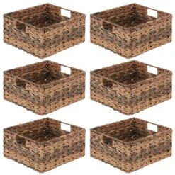 Woven Plastic Basket 13 X 12 X 6 11 Woven Plastic Basket 13 X 12 X 6 -mDesign 1000 Square JPG 13200MDK.MAIN 3