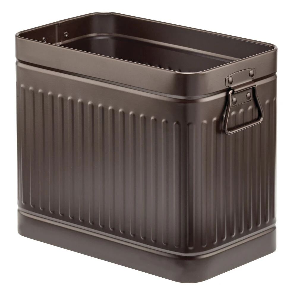 Rectangular Bathroom Trash Can Rectangular Bathroom Trash Can -mDesign 1000 Square JPG 13835MDBA.MAIN