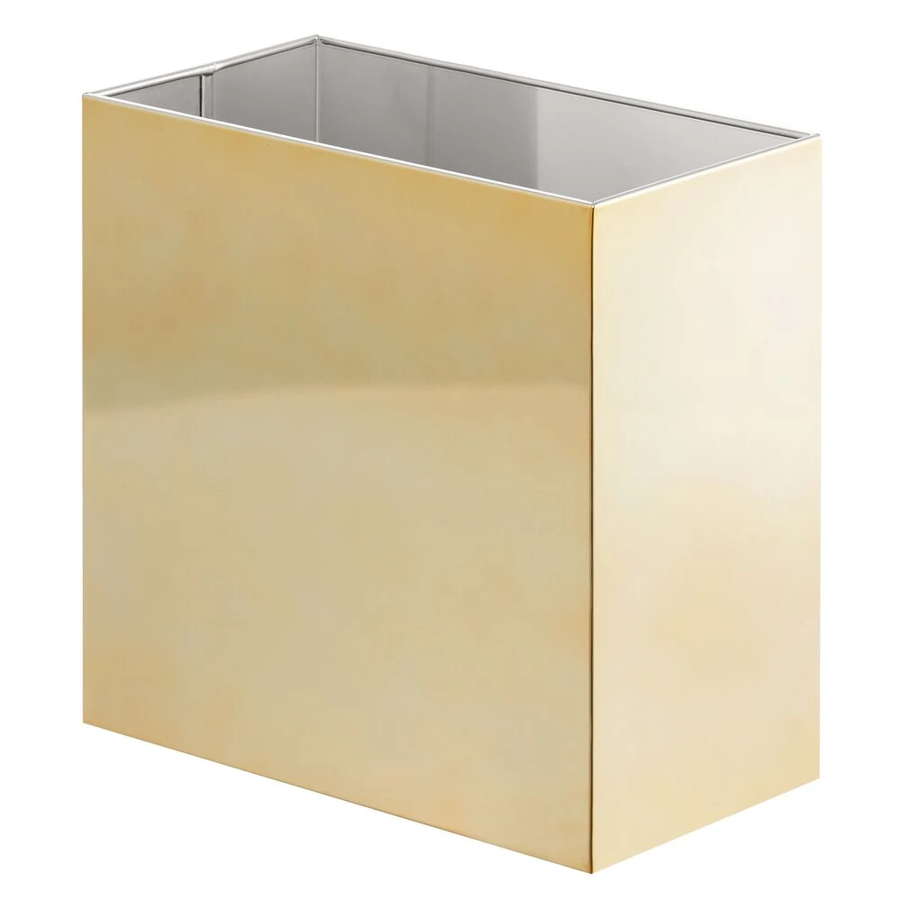 9-Liter Stainless Steel Bathroom Trash Can 9-Liter Stainless Steel Bathroom Trash Can -mDesign 1000 Square JPG 14250MDBST.MAIN