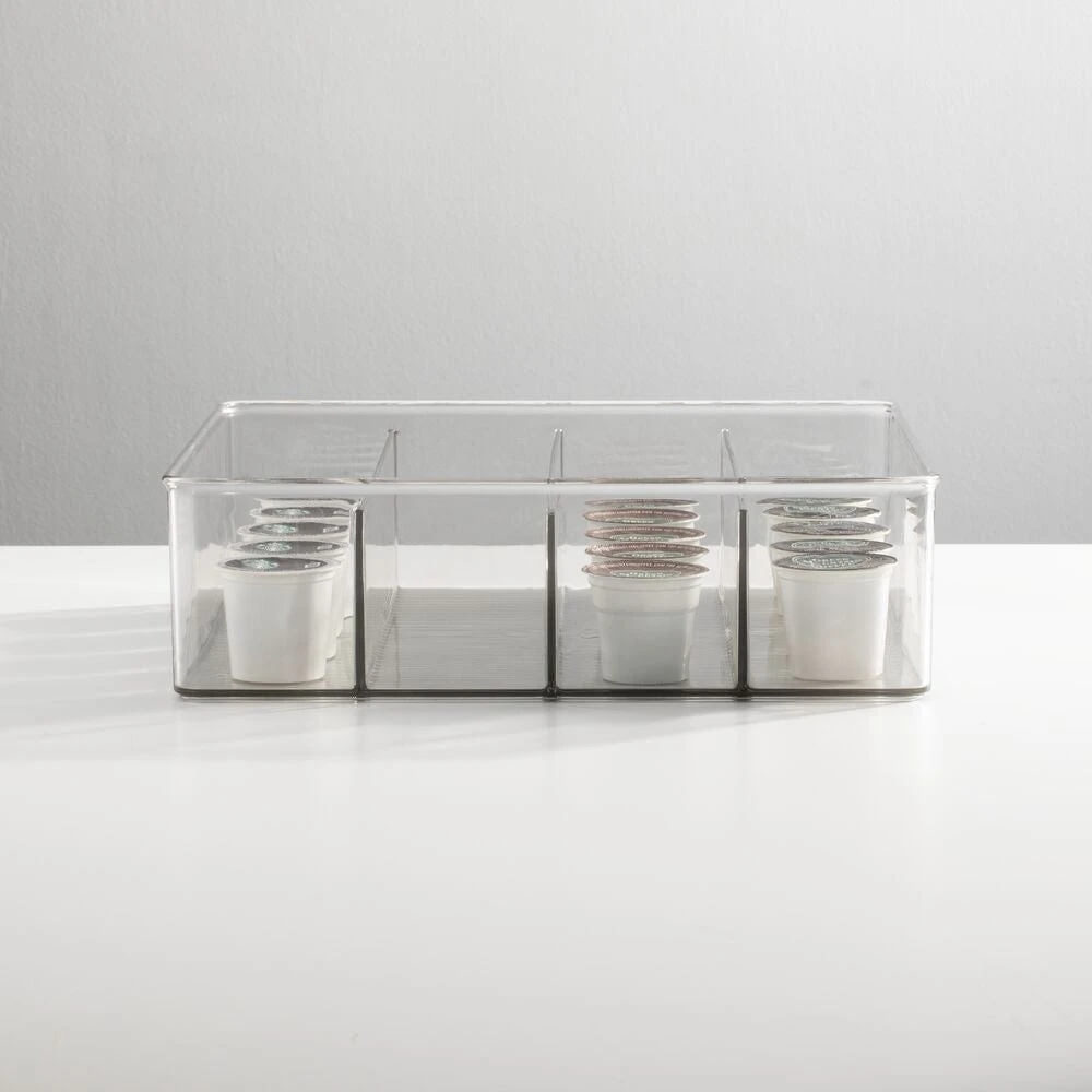 4-Section Bin 12 x 12 x 3.5 4-Section Bin 12 X 12 X 3.5 -mDesign 1000 Square JPG 14324MDK SellShot