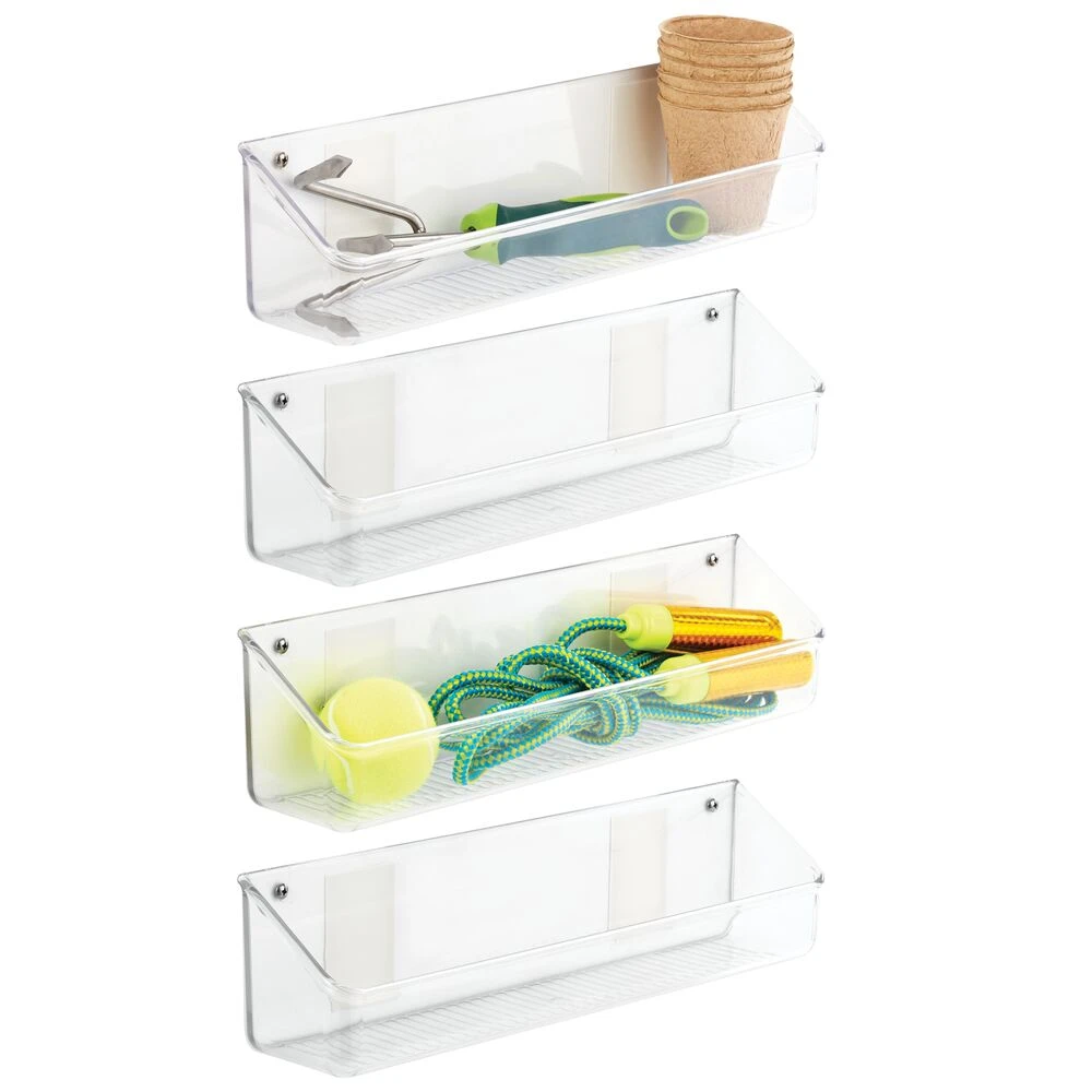 Wall Mount or Adhesive Bin 3.25 x 16 x 4 Wall Mount Or Adhesive Bin 3.25 X 16 X 4 -mDesign 1000 Square JPG 14619MDHS Outline