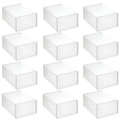 Stackable Shoe Boxes 3 Stackable Shoe Boxes -mDesign 1000 Square JPG 14657MDCO.MAIN 3