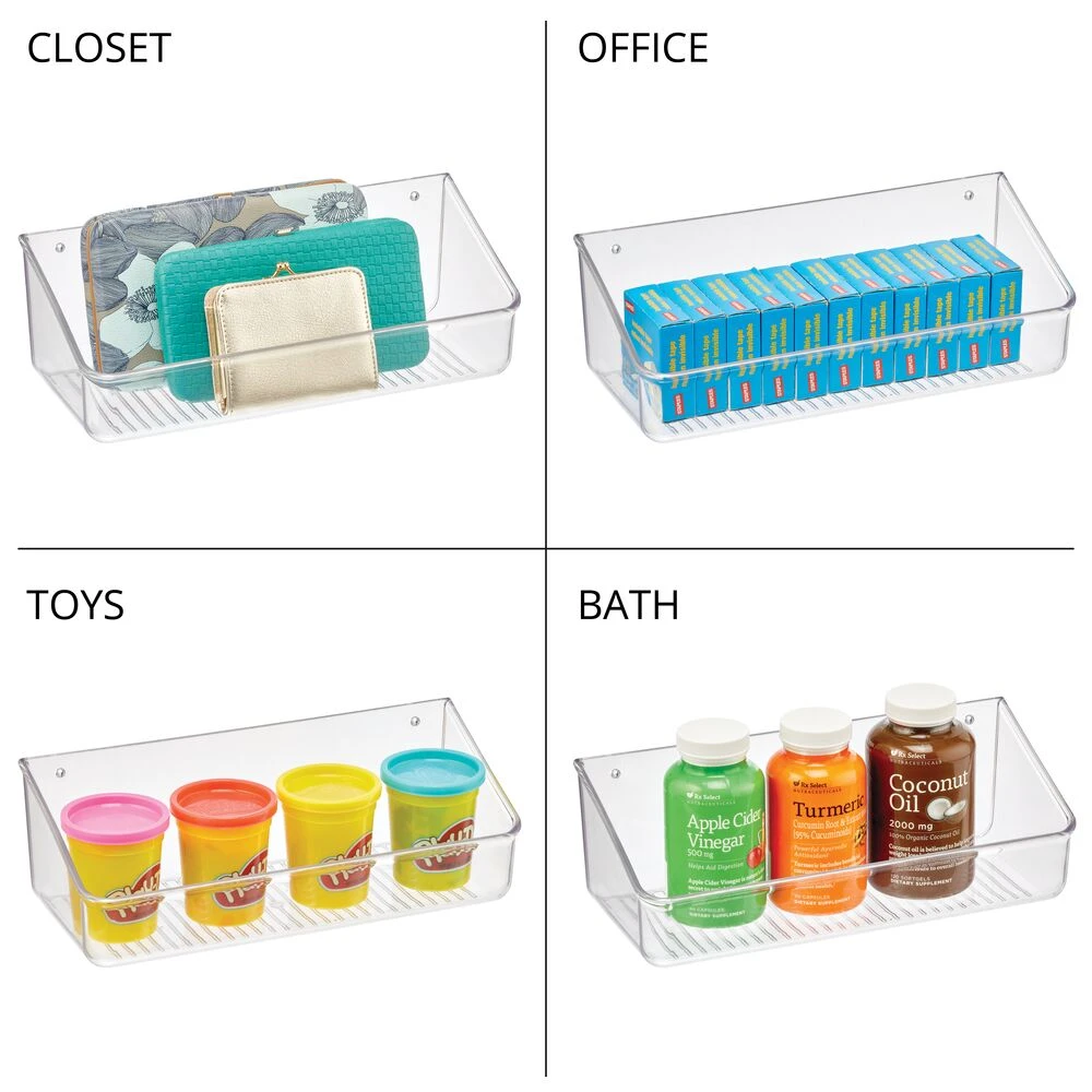 Wall Mount Bin 5 x 12 x 4 Wall Mount Bin 5 X 12 X 4 -mDesign 1000 Square JPG 15383MDCS Detail