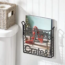Vine Wall Mounted Magazine Rack 2 Vine Wall Mounted Magazine Rack -mDesign 1000 Square JPG 16620MDBST Environment