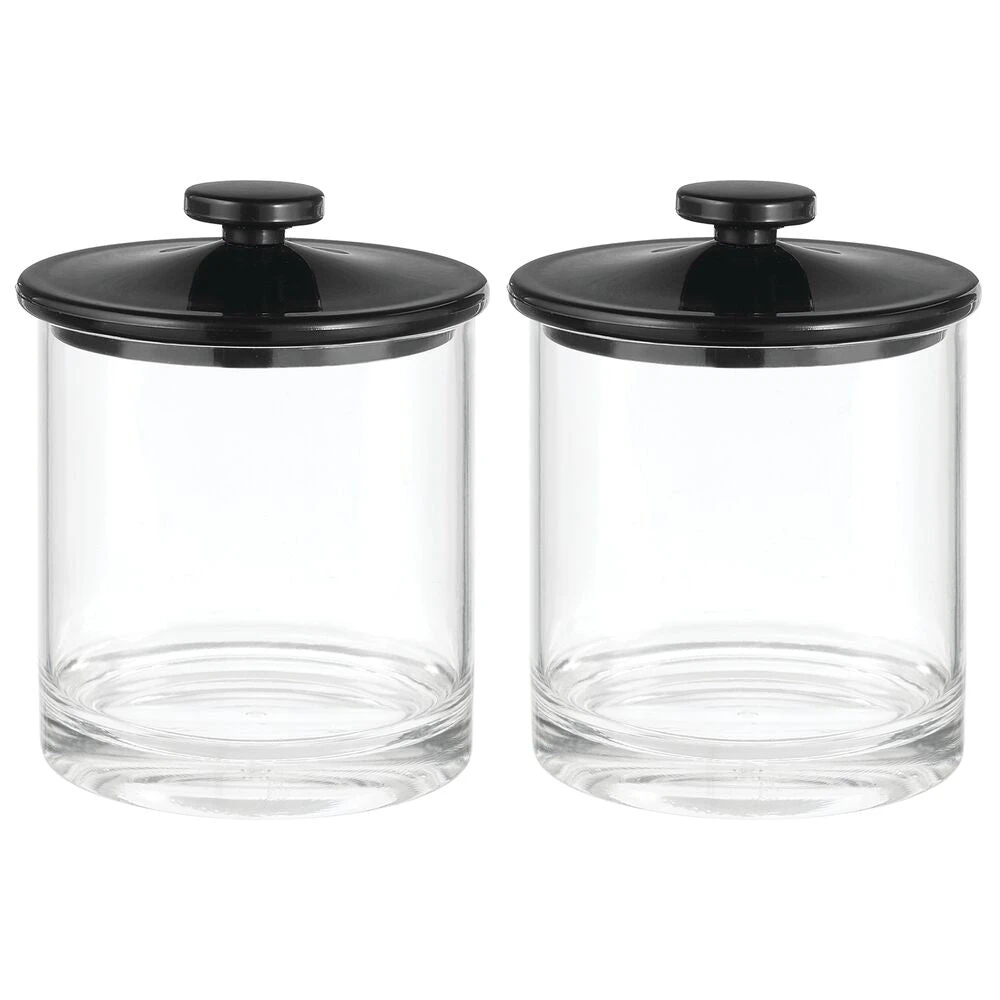Acrylic Bathroom Canisters Acrylic Bathroom Canisters -mDesign 1000 Square JPG 17979MDBA.MAIN 3