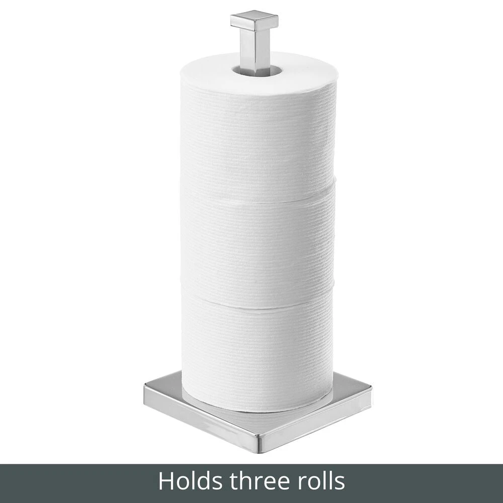 3-Roll Toilet Paper Storage Stand 3-Roll Toilet Paper Storage Stand -mDesign 1000 Square JPG 18090MDBST Detail