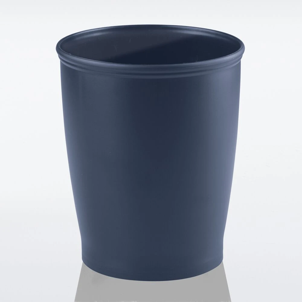 Round 6-Liter Bathroom Trash Can Round 6-Liter Bathroom Trash Can -mDesign 1000 Square JPG 18169MDBST Reflection