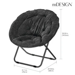 Folding Saucer Chair 3 Folding Saucer Chair -mDesign 1000 Square JPG 18880MDHS Dimensions