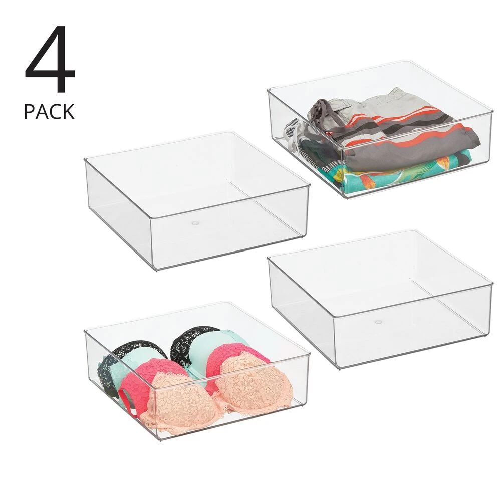 Closet Drawer Organizer 12 x 12 x 4 Closet Drawer Organizer 12 X 12 X 4 -mDesign 1000 Square JPG 19109MDCO Outline