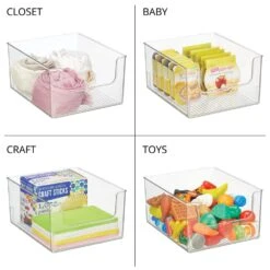 Open Front Bin 12 X 10 X 6 3 Open Front Bin 12 X 10 X 6 -mDesign 1000 Square JPG 19550MDK Detail 1