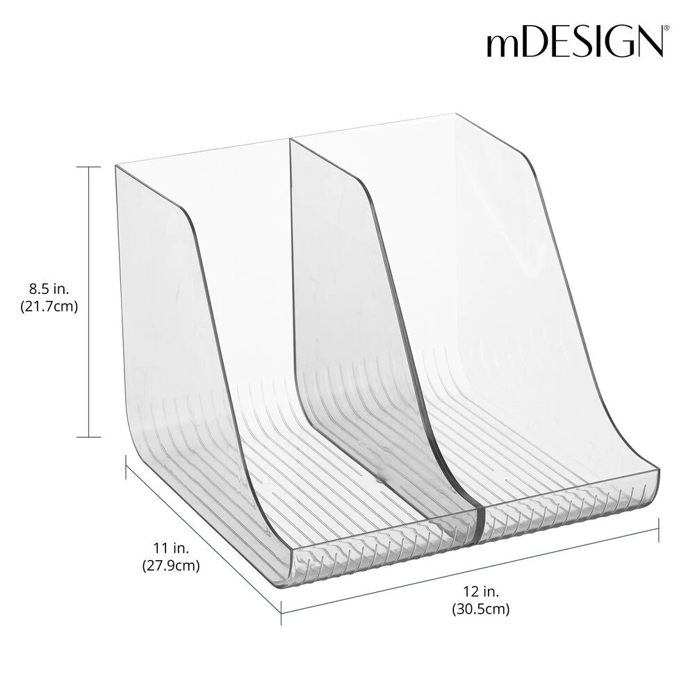 Divided Can Dispenser Bin 11 x 12 x 8.5 Divided Can Dispenser Bin 11 X 12 X 8.5 -mDesign 1000 Square JPG 19956MDK Dimensions