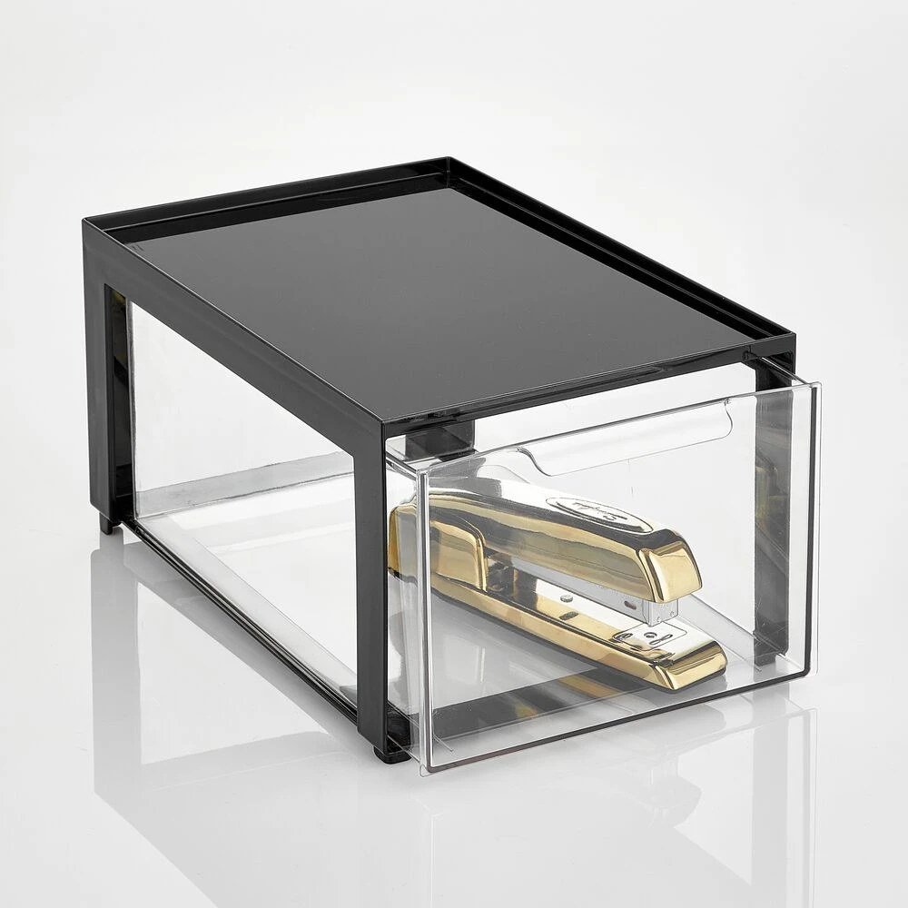 Stackable Makeup Storage Drawer 12 x 8 x 6 Stackable Makeup Storage Drawer 12 X 8 X 6 -mDesign 1000 Square JPG 20861MDO Reflection