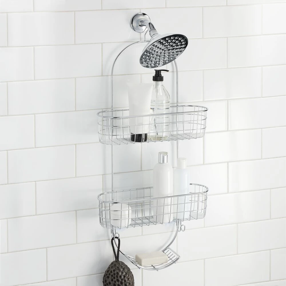 Hanging Shower Caddy with Soap Dish Hanging Shower Caddy With Soap Dish -mDesign 1000 Square JPG 22200MDBST Environment