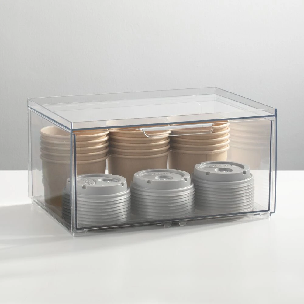 Stackable Kitchen Storage Drawer 9 x 12 x 6 Stackable Kitchen Storage Drawer 9 X 12 X 6 -mDesign 1000 Square JPG 23711MDK SellShot