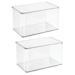 Clear Stackable Shoe Box 13 X 7 X 7 5 Clear Stackable Shoe Box 13 X 7 X 7 -mDesign 1000 Square JPG 39893M2.PT01 4da26a14 e858 4796 88fb eac6c4a2a322