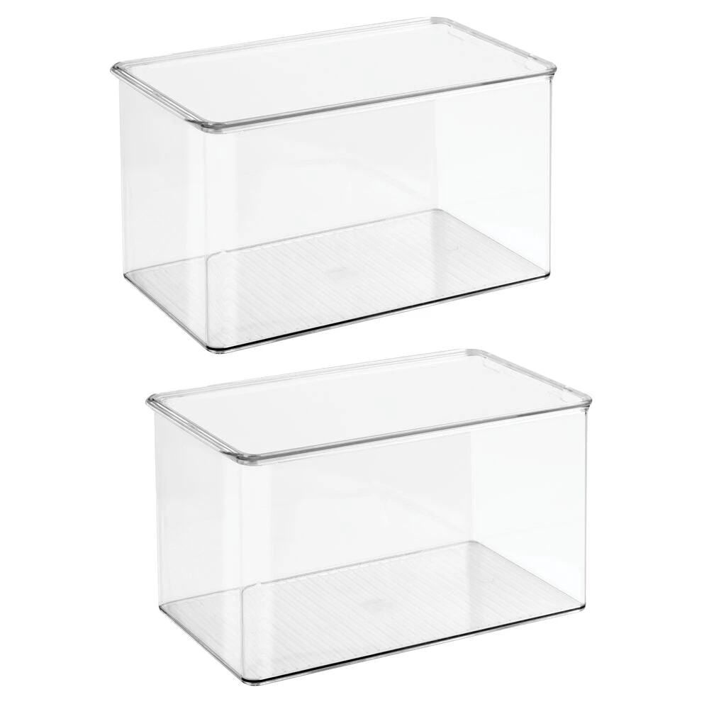 Clear Stackable Shoe Box 13 x 7 x 7 Clear Stackable Shoe Box 13 X 7 X 7 -mDesign 1000 Square JPG 39893M2.PT01 4da26a14 e858 4796 88fb eac6c4a2a322